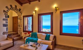 Villa Lygaria, Agia Pelagia, Living room