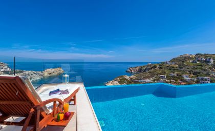 Blue View Villa, Agia Pelagia, Pool area