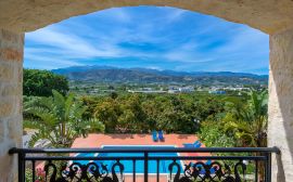 Villa Minas, Галатас, balcony-view-1a