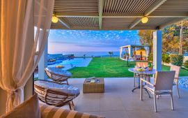 Beachfront Villa, Hersonissos, Courtyard