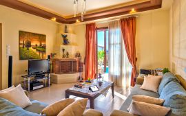 Lemonia Villa, Asteri, Living room