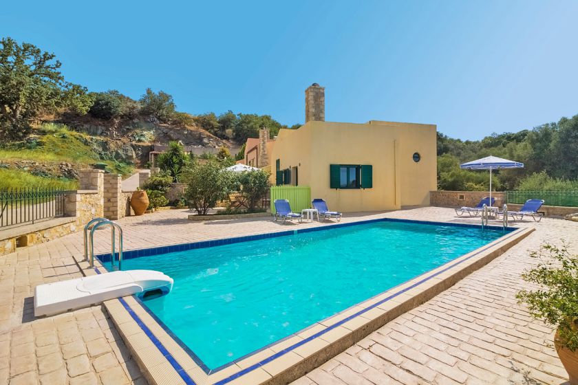 Villas Mourne, Plakias, Courtyard