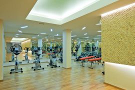 Porto Platanias Beach Resort, Platanias, Gym area