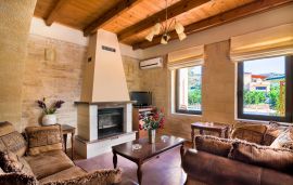 Traditional Stone Villas, Kalyves, Living room