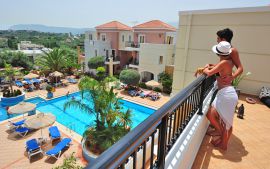 Zeus Village, Агии Апостоли, View from the balcony