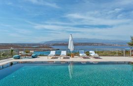 Athena Villas, Tersanas, Swimming pool with sea view
