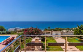 Villa by the Sea, Ierapetra, Balcony with sea view