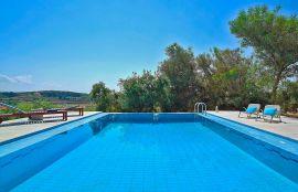 Serenity Villas, Τερσανάς, Pool area in 5-bedroom Villa