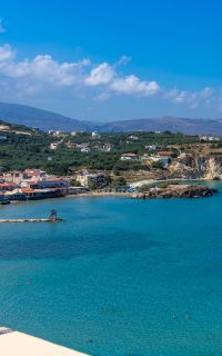 Dina Apartments, Almirida, Aerial view of Almirida