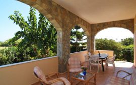 Skoutelonas Villa, Kolymvari, Balcony 1a, ground floor apartment