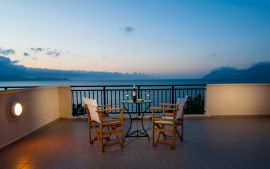 Mesogios Beach, Kissamos, Sea view studio, terrace I