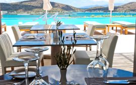 Royal Marmin Bay Boutique and Art Hotel, Elounda, exterior dining area 3