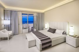Mr. and Mrs. White Crete, Stavros, deluxe partial-side sea view room 1