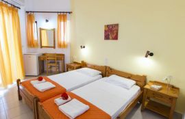Kalami Hotel, Falassarna, kalami twin beds bedroom 1