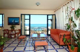 Marelina Apartments, Panormo, seating area 1