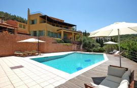 Great Nature Villa, Kolimvari, pool area i