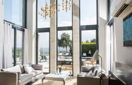 Athena Villas, Tersanas, living room seaview
