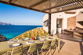 Villa Searock, Almirida, exterior dining 2