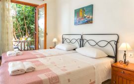 Villa Stavromenos, Stavromenos, twin bedroom 3