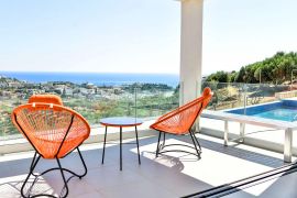 White Villas, Agia Pelagia, sitting by the pool 1