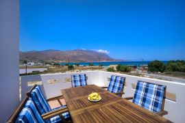 Seaside Villa Balos, Kissamos, dining area upper floor 1b