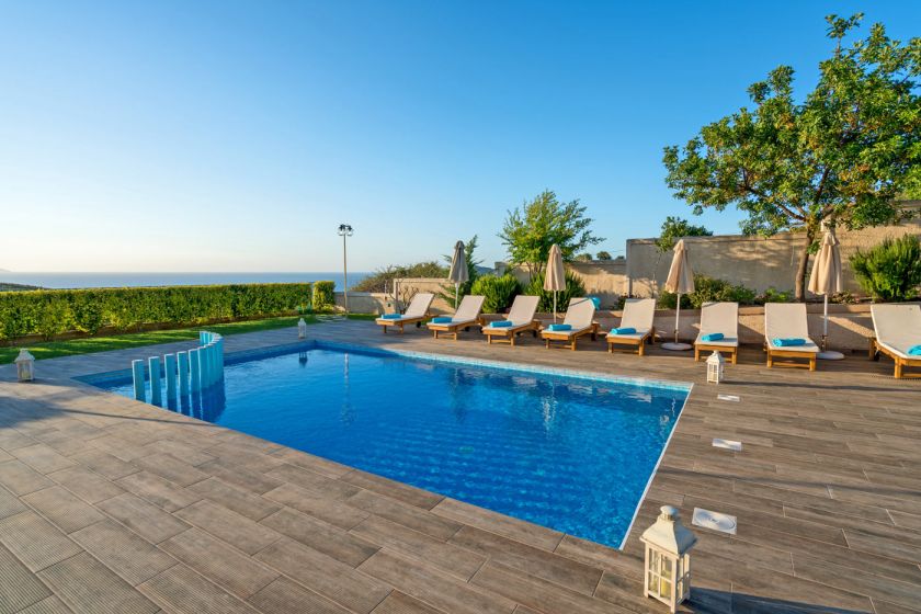Uphill Villa, Агиа Марина, private pool 2