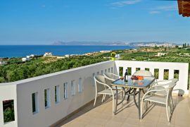 Villa Aretousa 1, Agia Marina, balcony view 5