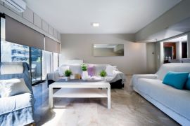 Rafalia Cozy Apartment, Chania, open plan area 1a