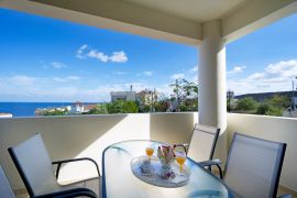 Finest Villa, Chania town, balcony breakfast table 1