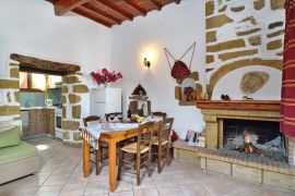 Topolia Villas, Falassarna, 1-bedr-villa-dining-area