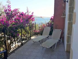 Seaview Rustic Houses, Καλύβες, balcony 1