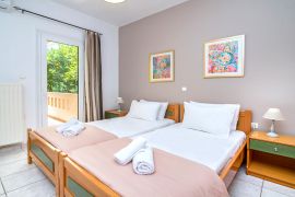 Aptera Beach Apartment, Chrissi Akti, bedroom twin 2a