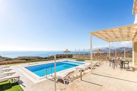 Blue Horizon Villas Triopetra, Τριόπετρα, west villa view