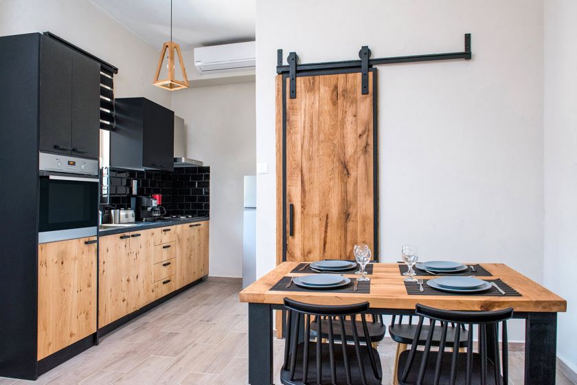 Elegant Apartment, Ville de La Canée, dinning area 1a