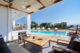 Villa Manousos, Σταλός, outdoor sitting area 4