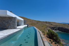 Villa Faros, Άγιος Παύλος, pool area 1