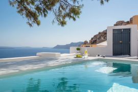 Pina Caldera Residence, Oia, pool area 2