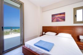 Beachfront Villa Tavronitis, Тавронитис, Villa West bedroom double 2a