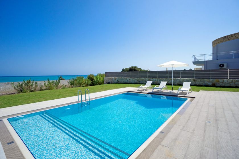 Beachfront Villa Tavronitis, Ταυρωνίτης, Villa West pool 3