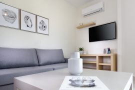 Alexandra Apartment, Agioi Apostoloi, living room corner 1