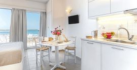 Aqua Marina Apartments, Rethymnon town, residence open plan 3