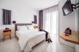 Elysian Suites, Χερσόνησσος, executive suite bedroom double