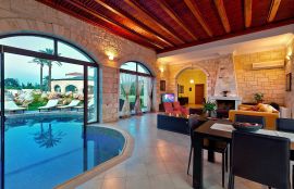 Platanias Villas, Platanias, open plan area 2