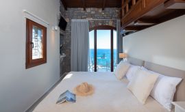 Villa Lygaria, Agia Pelagia, bedroom upper floor