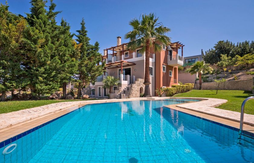 Athina Lux Villas, Maleme, pool area b