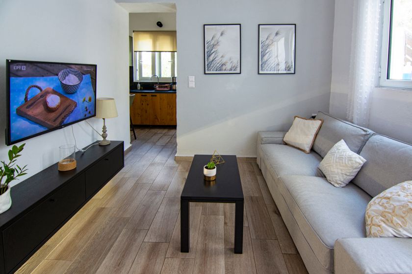 Comfy Apartment, Ville de La Canée, open plan area 1a