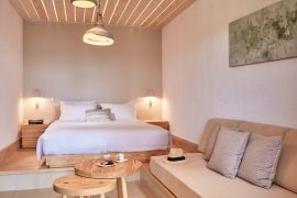 Elounda Palm Hotel, Elounda, infinity suite bed 1