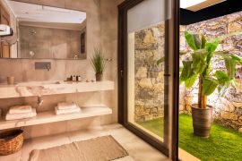 Elounda Palm Hotel, Elounda, two bedroom family suite bathroom 1a