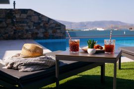 Elounda Palm Hotel, Elounda, two bedroom family suite private pool