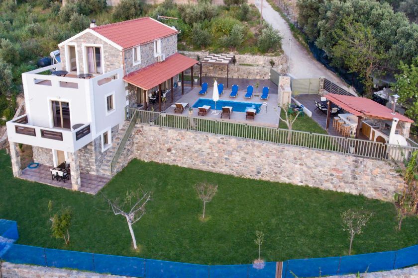 Beautiful Villa, Μάλεμε, aerial photo 1